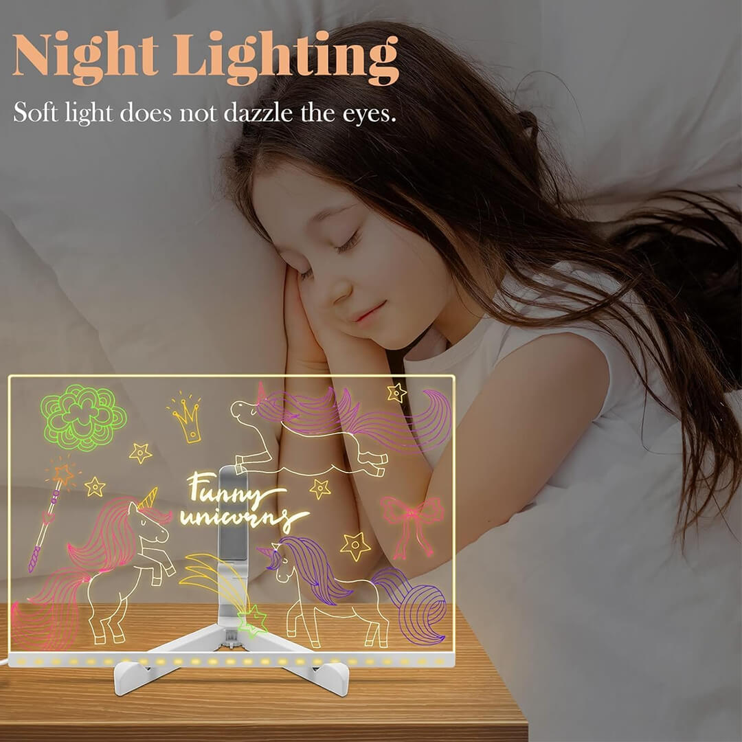 Led Glow Drawing Board (Kid)