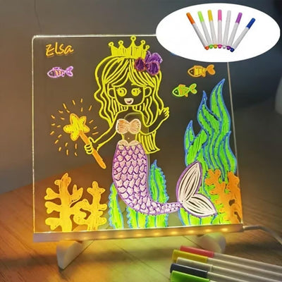 Led Glow Drawing Board (Kid)