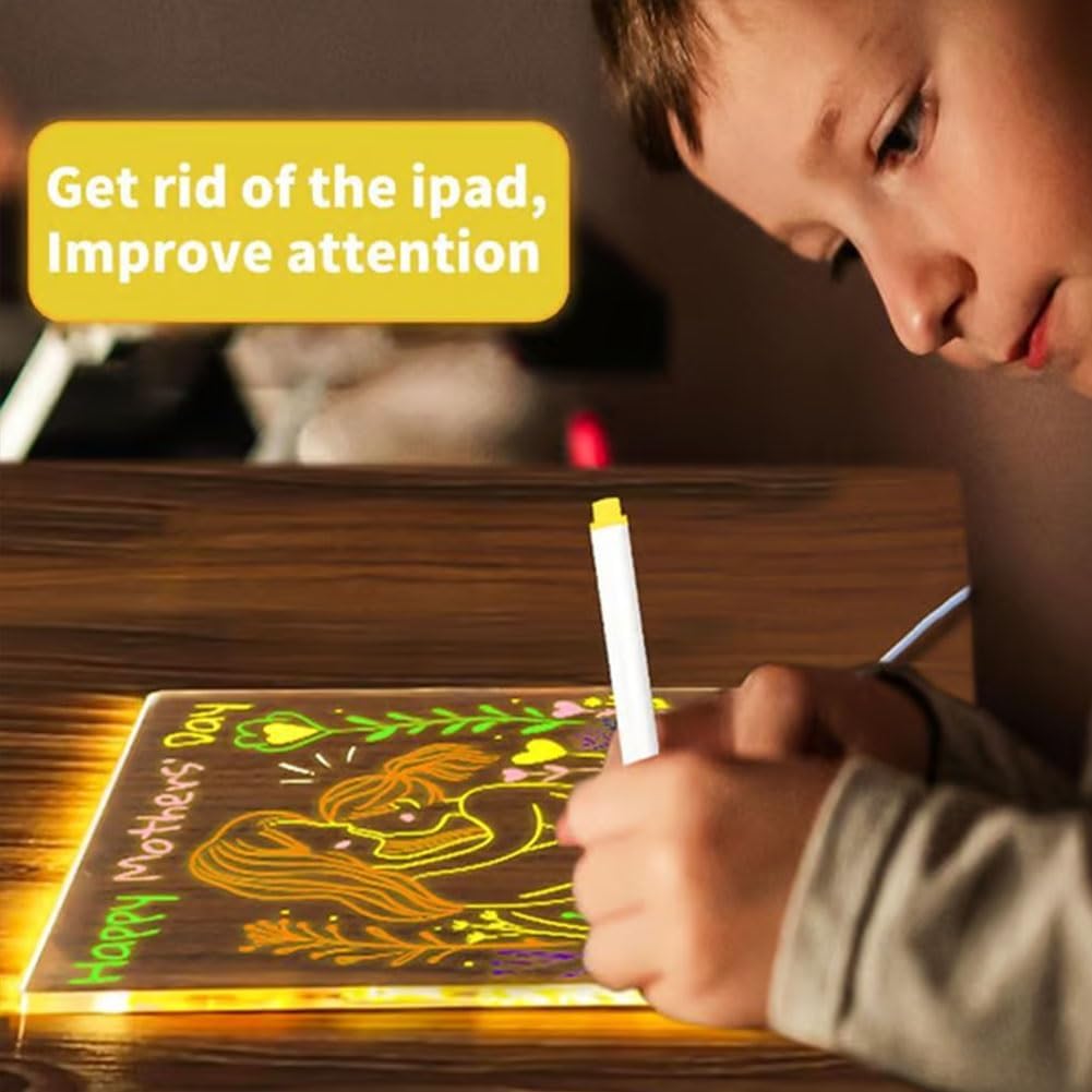 Led Glow Drawing Board (Kid)