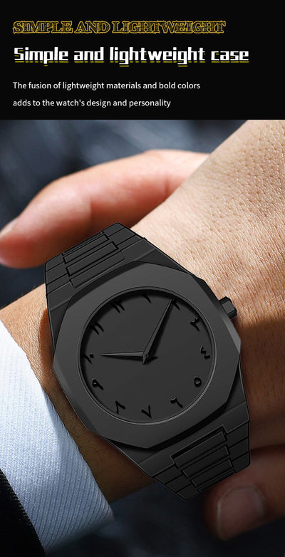 Black Arabic Aura Watch