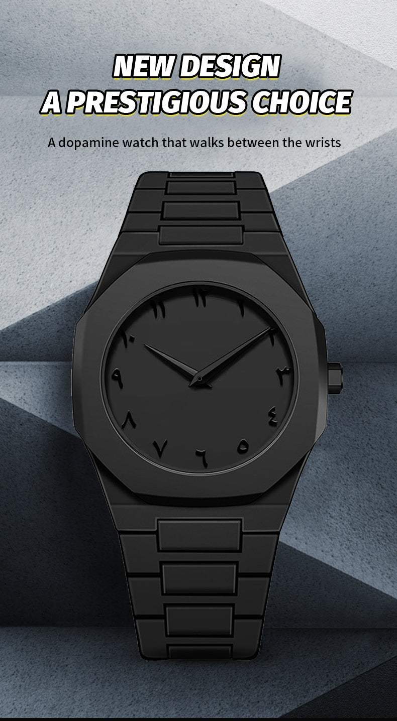 Black Arabic Aura Watch