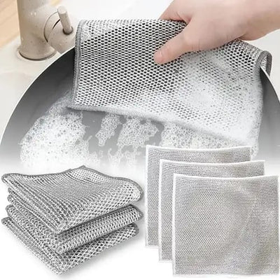 Dish Washing Cleaning Cloth | Wire Dish Washing Rugs