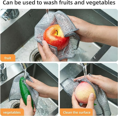 Dish Washing Cleaning Cloth | Wire Dish Washing Rugs