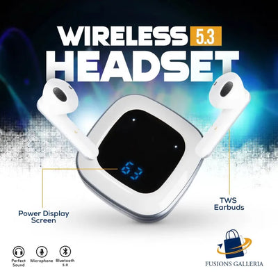 SR-02 Wireless Earbuds Power Display Screen