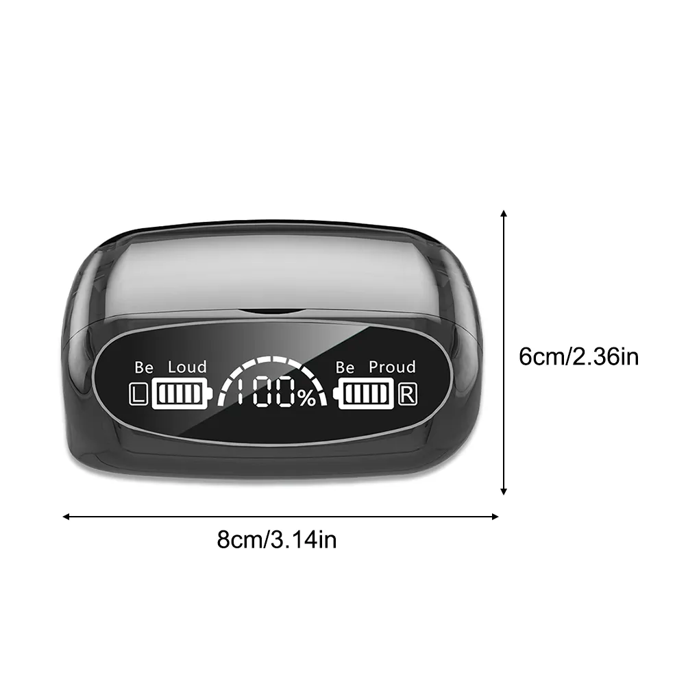 M32 TWS Bluetooth-compatible 5.1 Digital Display Earbuds