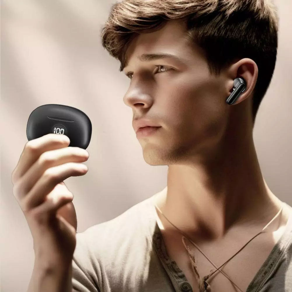 TWS Wireless In-Ear Earbuds With LED Digital Display