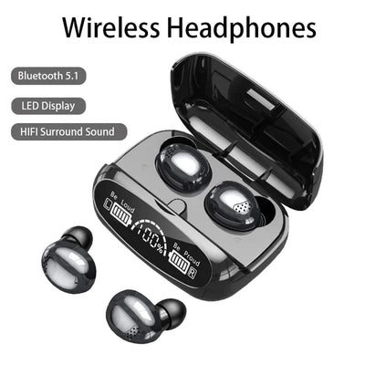 M32 TWS Bluetooth-compatible 5.1 Digital Display Earbuds