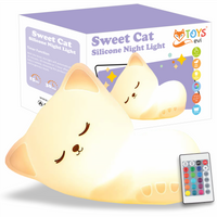 Cute RGB CAT Silicon Lamp